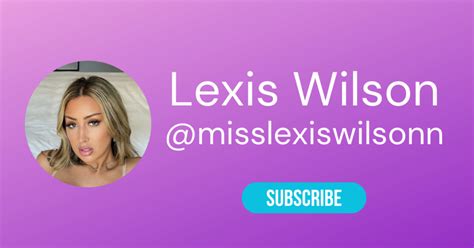 lexis wilson onlyfans|Onlyfans